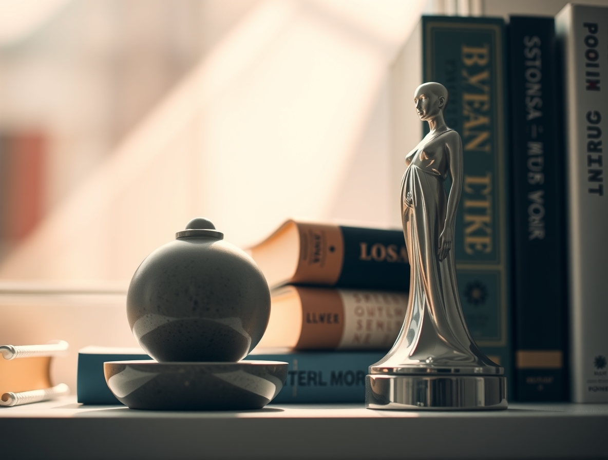 Изысканная керамическая ваза Flat A в японском стиле