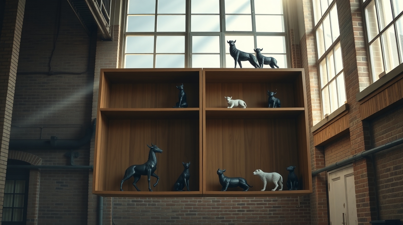 Изысканная керамическая ваза Flat A в японском стиле