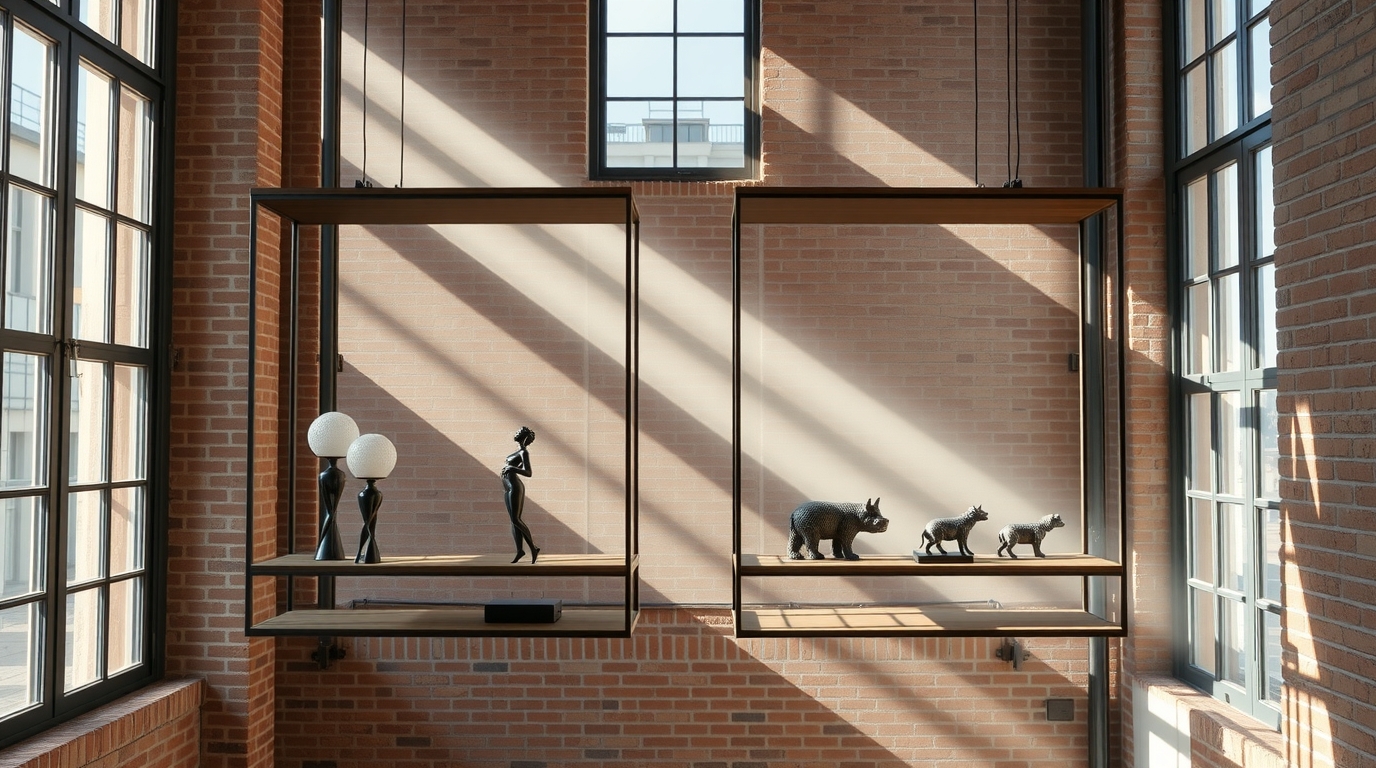 Изысканная керамическая ваза Flat A в японском стиле