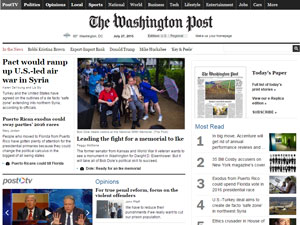 Одне з найстаріших американських видань, The Washington Post, було засновано в 1877 році