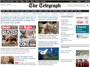 Популярна сьогодні газета The Daily Telegraph була заснована в 1855 році