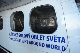 «Перший чеський сольний обліт Землі», фото: Ева Туречкова   Роман пояснює, чому він зважився на сольний політ