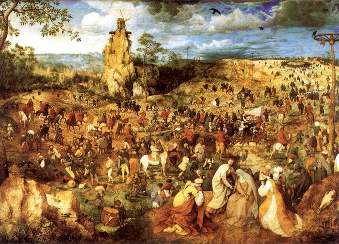 Шлях на Голгофу, (Несення хреста), 1564