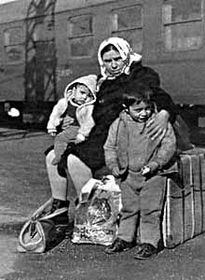 Перший транспорт з біженцями прибув до Чехословаччини в квітні 1948 року