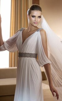 Весільні сукні в грецькому стилі по праву можна назвати хітом весільної моди останніх років