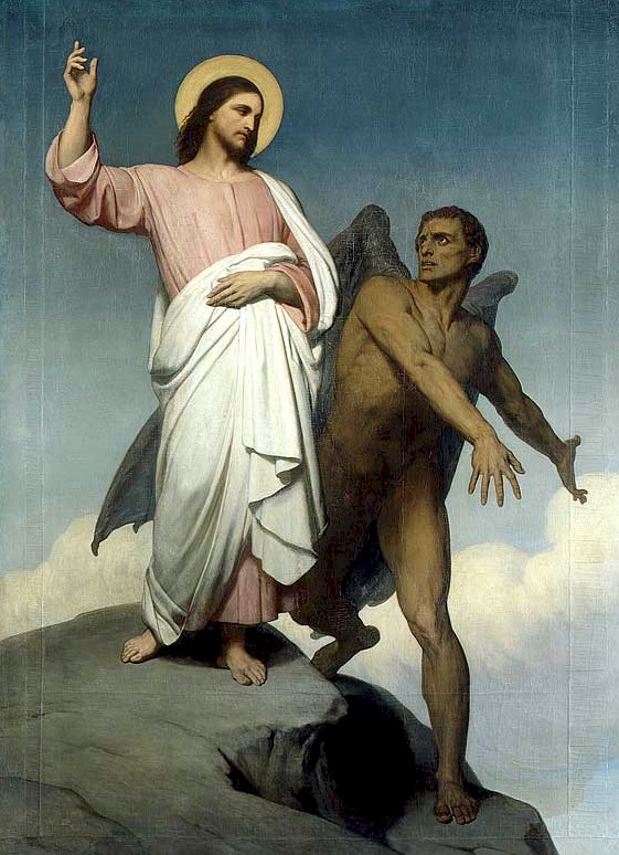Ісус і диявол в пустелі