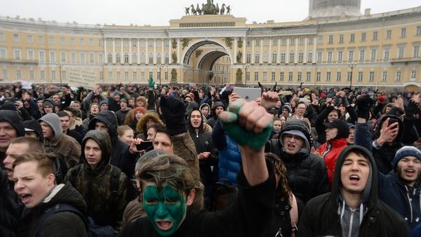 3 квітня 2017, 7:40 Переглядів:   Акції протесту в Росії