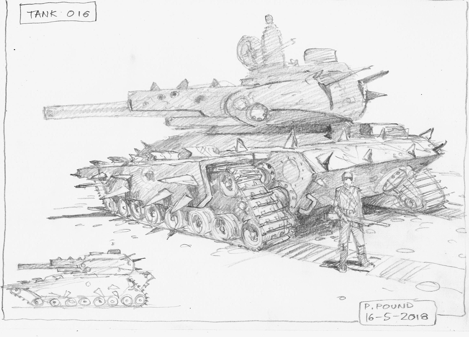 А танк 015 чітко вкладається в концепцію «Божевільного Макса», також як і номер 012