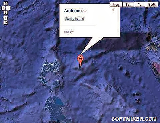 Крихітний острів під назвою «Піщаний» (Sandy) позначений в Google Maps і на деяких інших картах, а також згадувався в наукових публікаціях з 2000 року, але в ході спеціально організованої наукової експедиції виявити його так і не вдалося