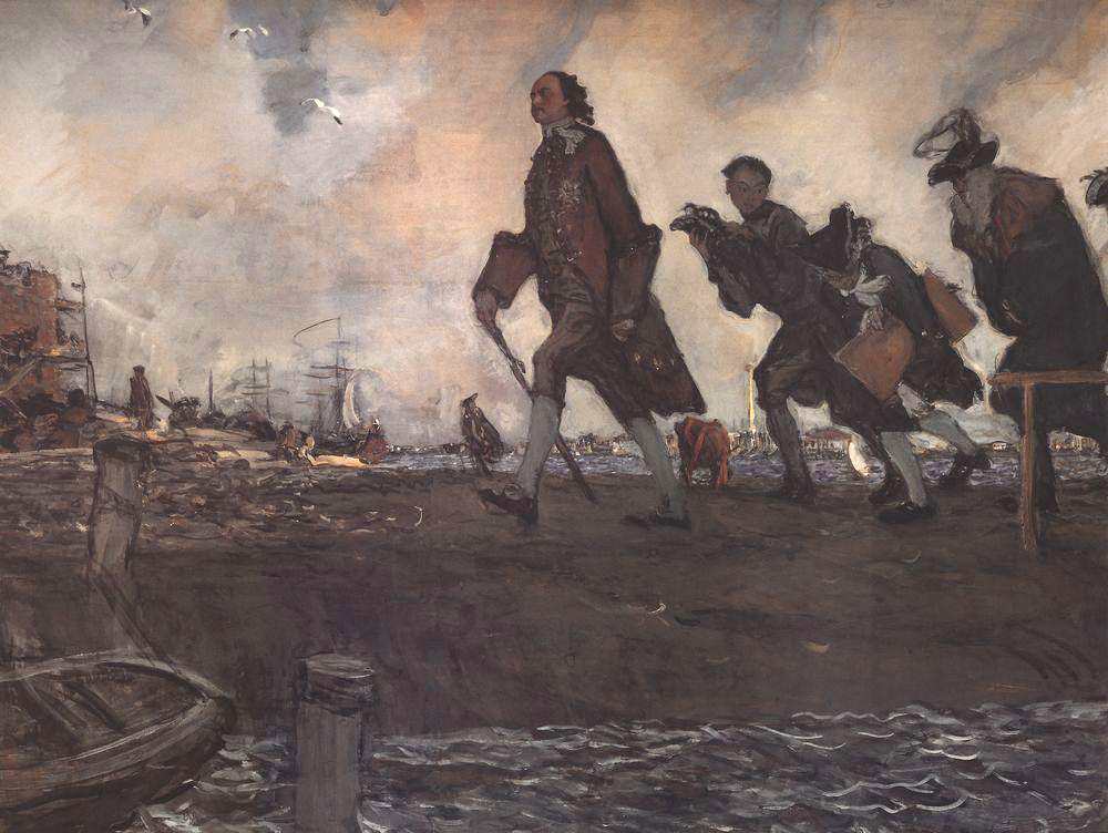 У квітні 1682 роки після смерті хворобливого царя Федора Олексійовича родичі і прихильники Наришкіних звели на престол Петра в обхід його зведеного старшого брата Івана