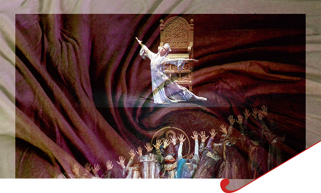 Анна Гордєєва   Великий князь і государ всієї Русі (артист Павло Дмитриченко - незграбний, костистий голова профкому Великого театру) спускається з трону до підвідомчим громадянам