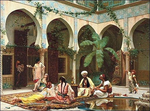 Решта ж жили там до глибокої старості, занурившись в побутові справи, обслуговуючи весь гарем