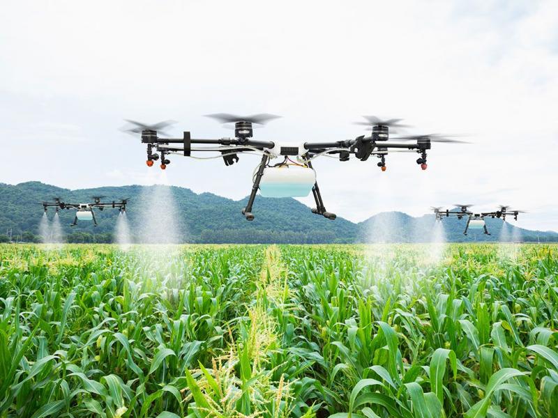 drones by farmers