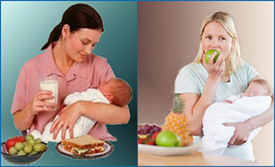 Харчування мами при грудному вигодовуванні має бути повноцінним, свіжим і містити велику кількість вітамінів і мінералів