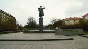 Пам'ятник маршалу Конєву в Празі 6, фото: ЧТ   Проект обговорювався з посольством Російської Федерації