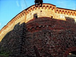 Сьогодні від Тюремній вежі Виборзького замку зберігся лише напівкруглий виступ: справа в тому, що в кінці XVII століття основна частина башти була знесена і перебудована