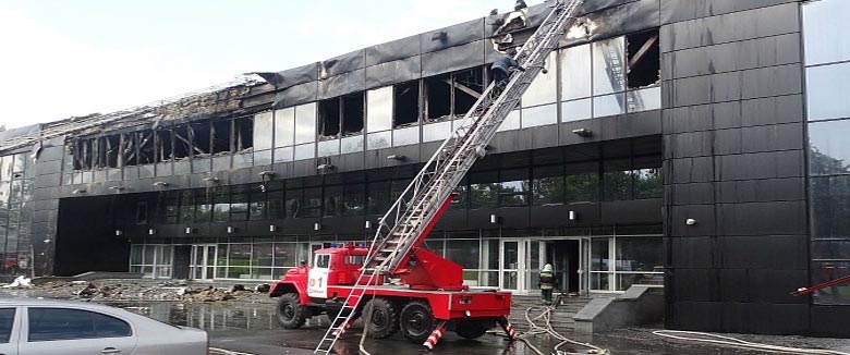 В результаті захоплення терористами в Донецьку постраждав Міжнародний аеропорт «Донецьк ім