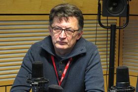 Рустем Адагамов в студії Радіо Прага (Фото: Христина Макова, Чеське радіо - Радіо Прага)   - На яких юридичних підставах ви живете в Чехії
