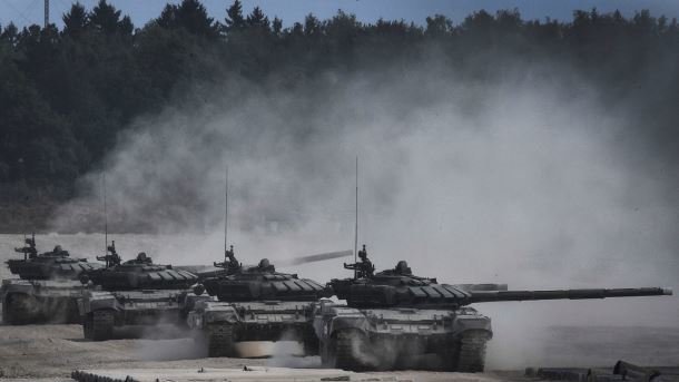 22 квітня 2018, 8:13 Переглядів:   Російські танки на Донбасі