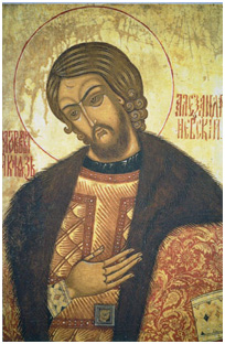 Вокняжіння молодого Олександра Ярославовича відбувалося в Софійському Новгородському соборі в 1236 році