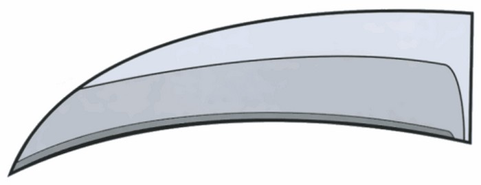 Бічний профіль клинка: hawkbill blade