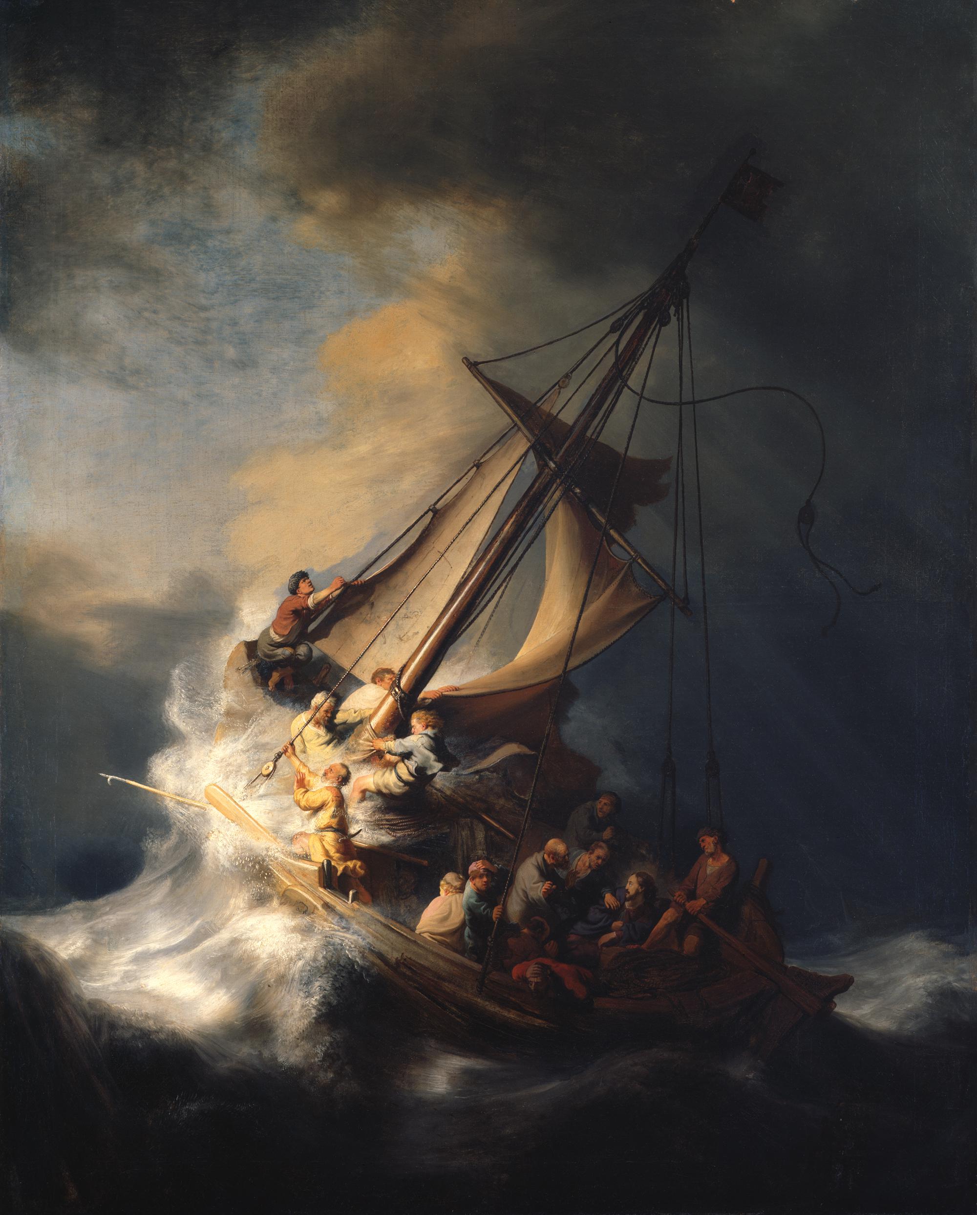 «Христос під час шторму на морі Галілейському»